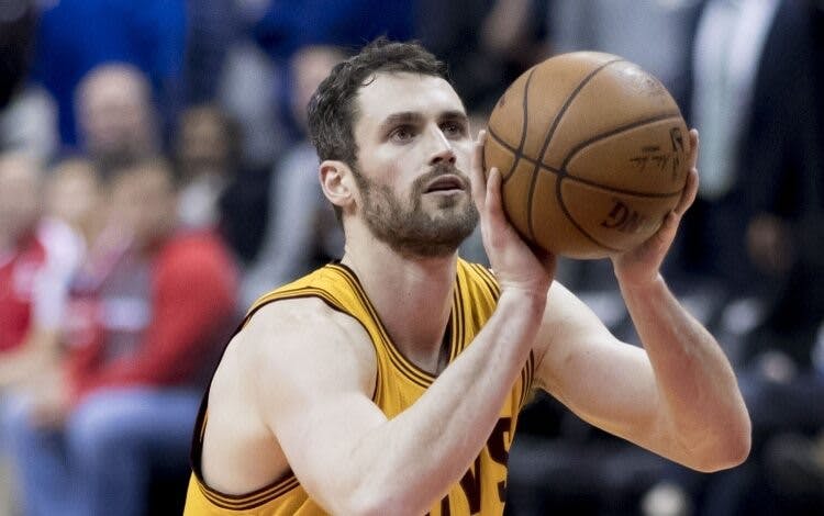 Kevin Love Playing For The Cleveland Cavaliers