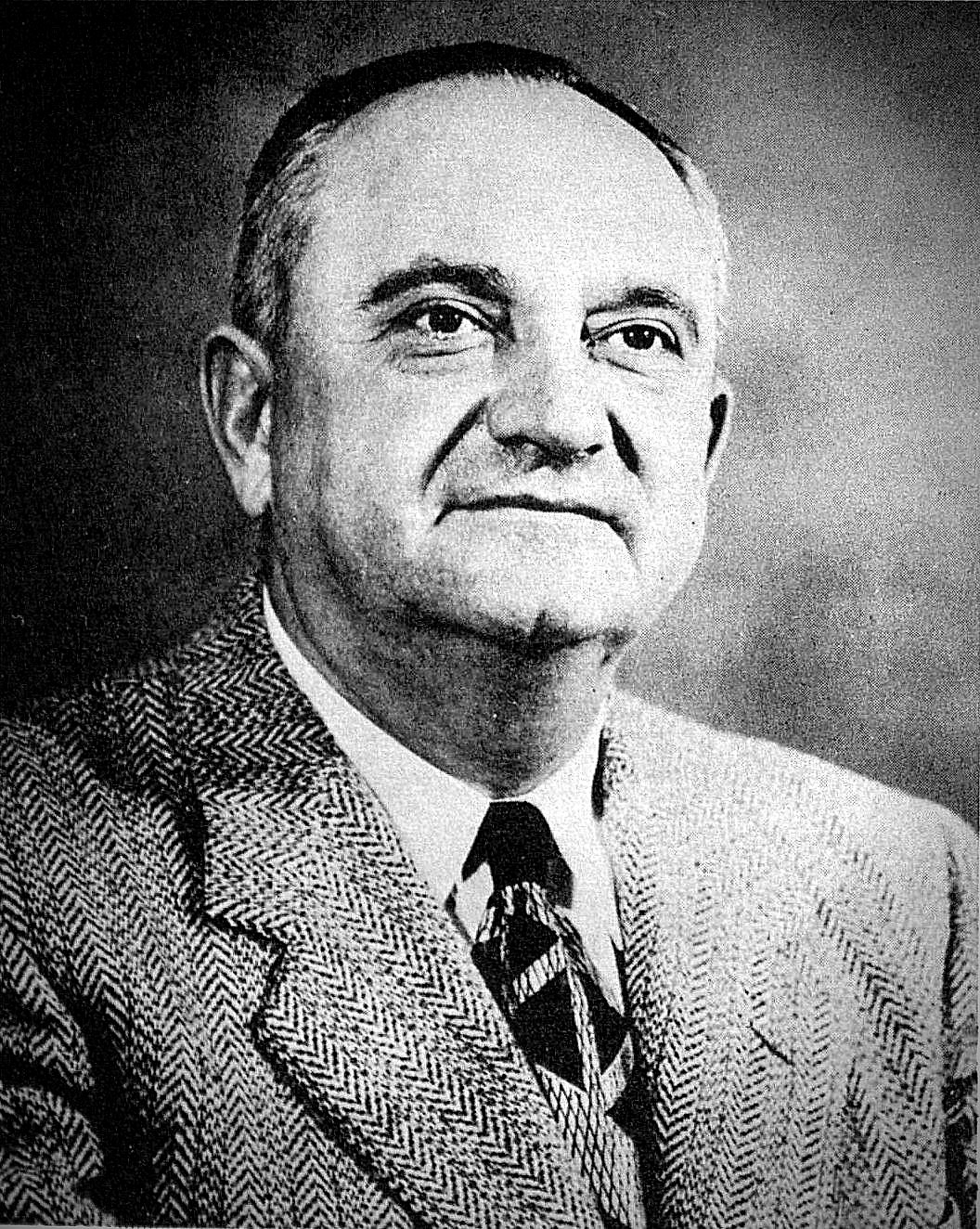 Adolph Rupp, head basketball coach of the Kentucky Wildcats
