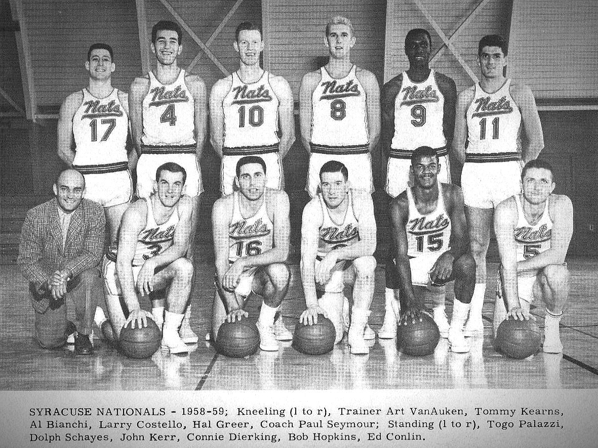 1958-59 Syracuse Nationals team photo