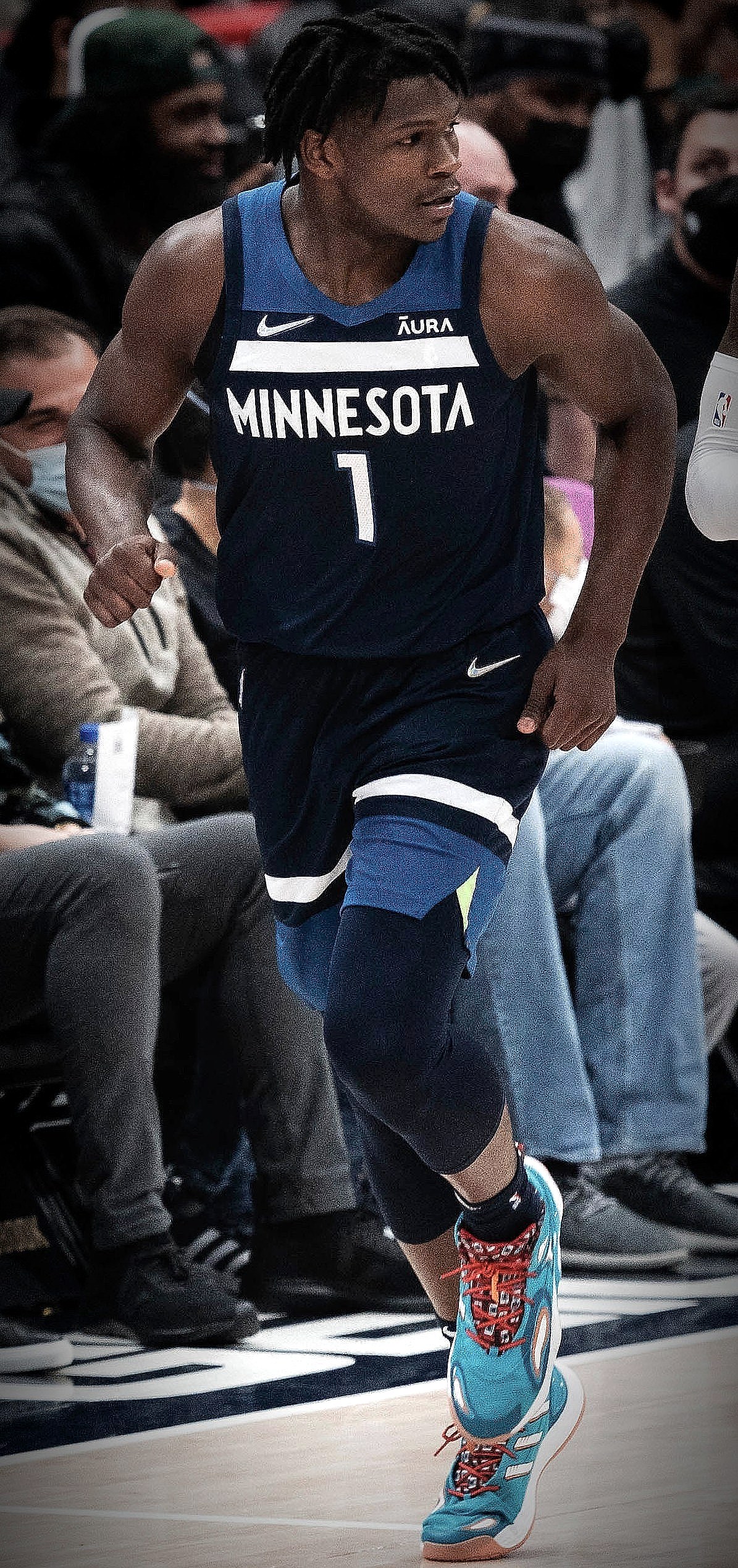 Anthony Edwards of the Minnesota Timberwolves