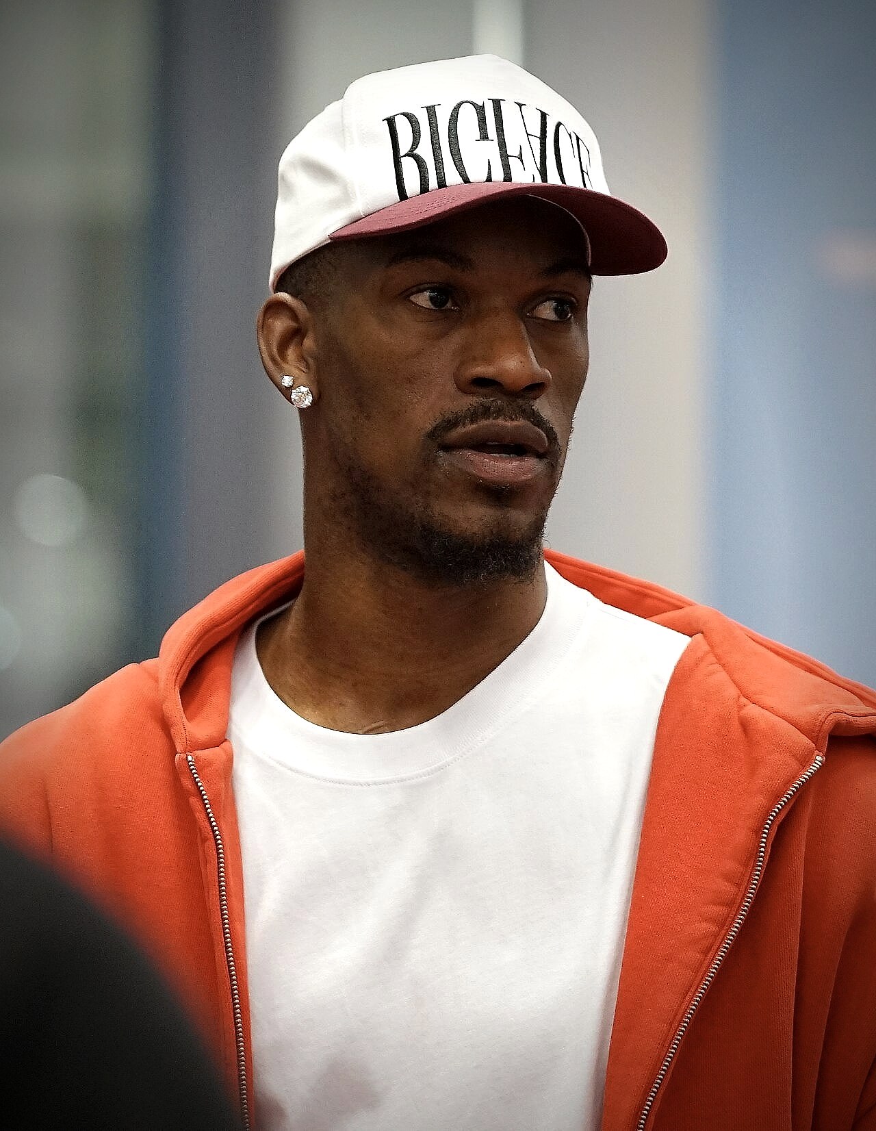 Jimmy Butler in a Miami Heat uniform during the 2023 NBA playoffs