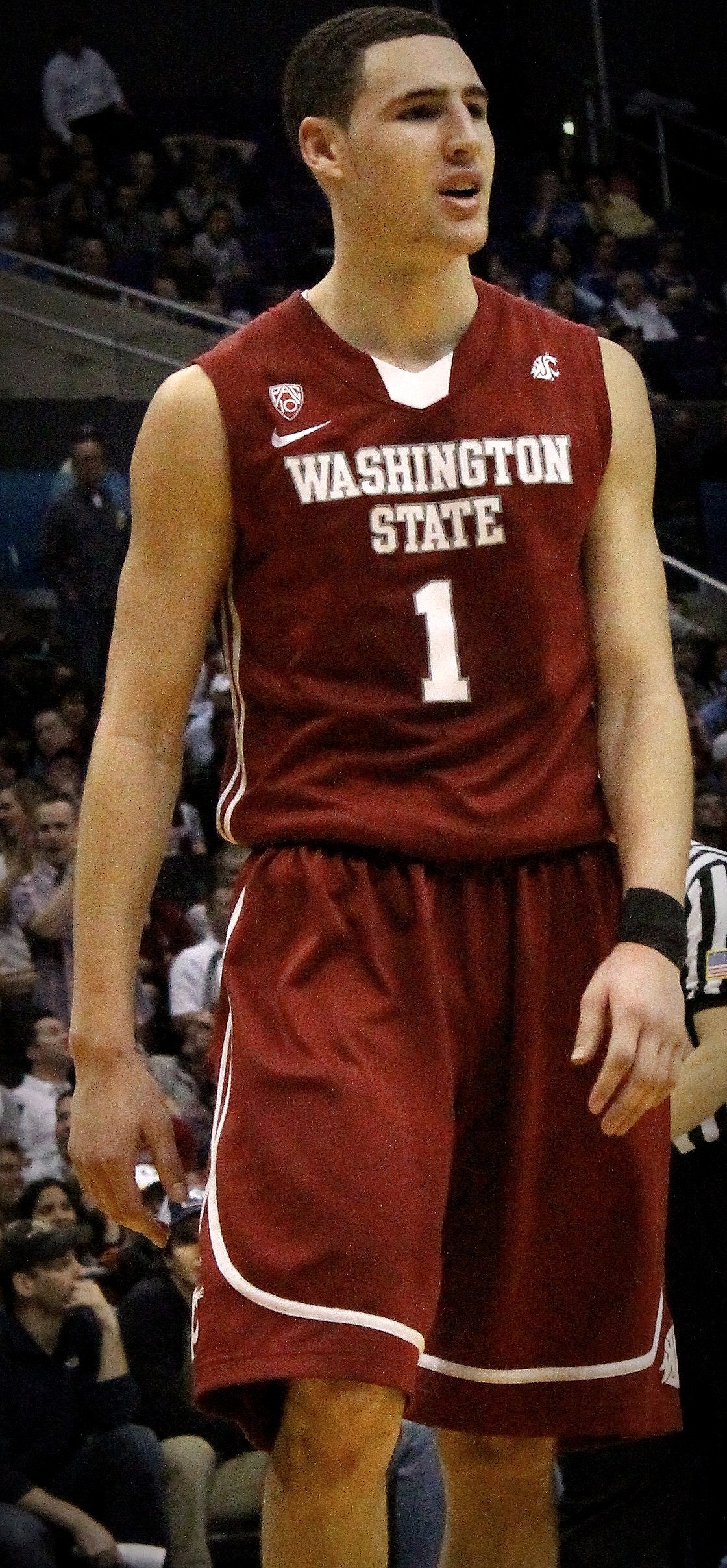 Klay Thompson during his Washington State Cougars career