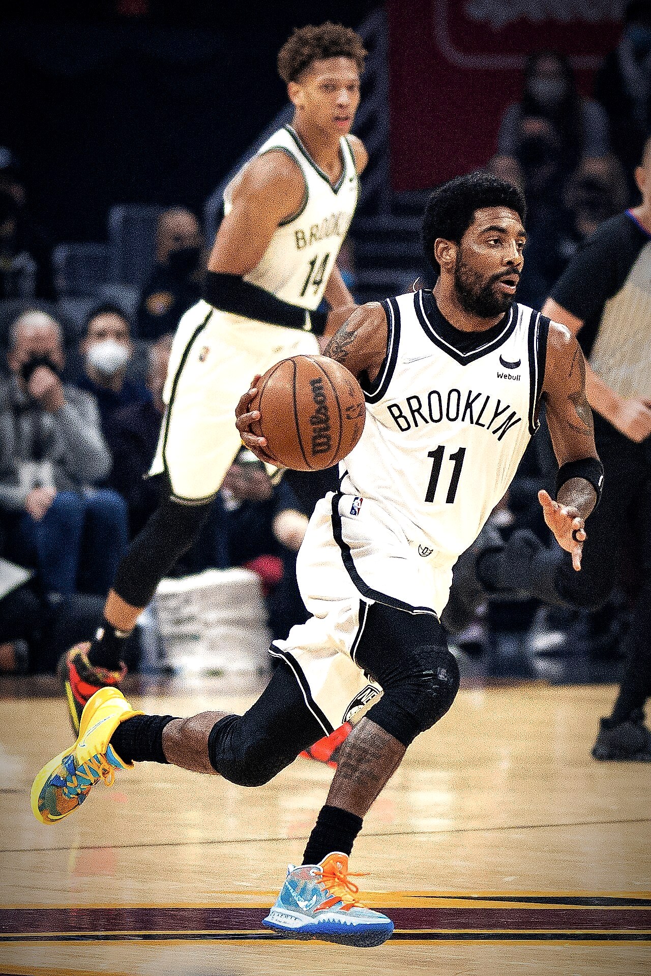 Kyrie Irving in game action
