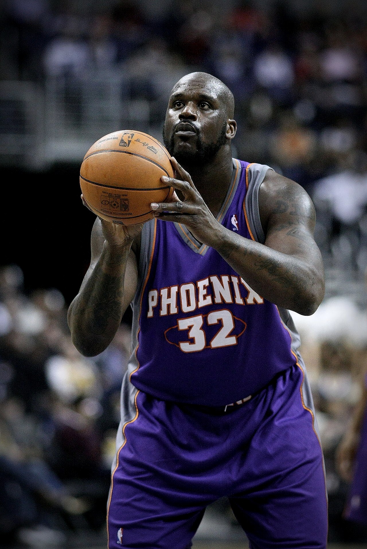 Shaquille O'Neal in action
