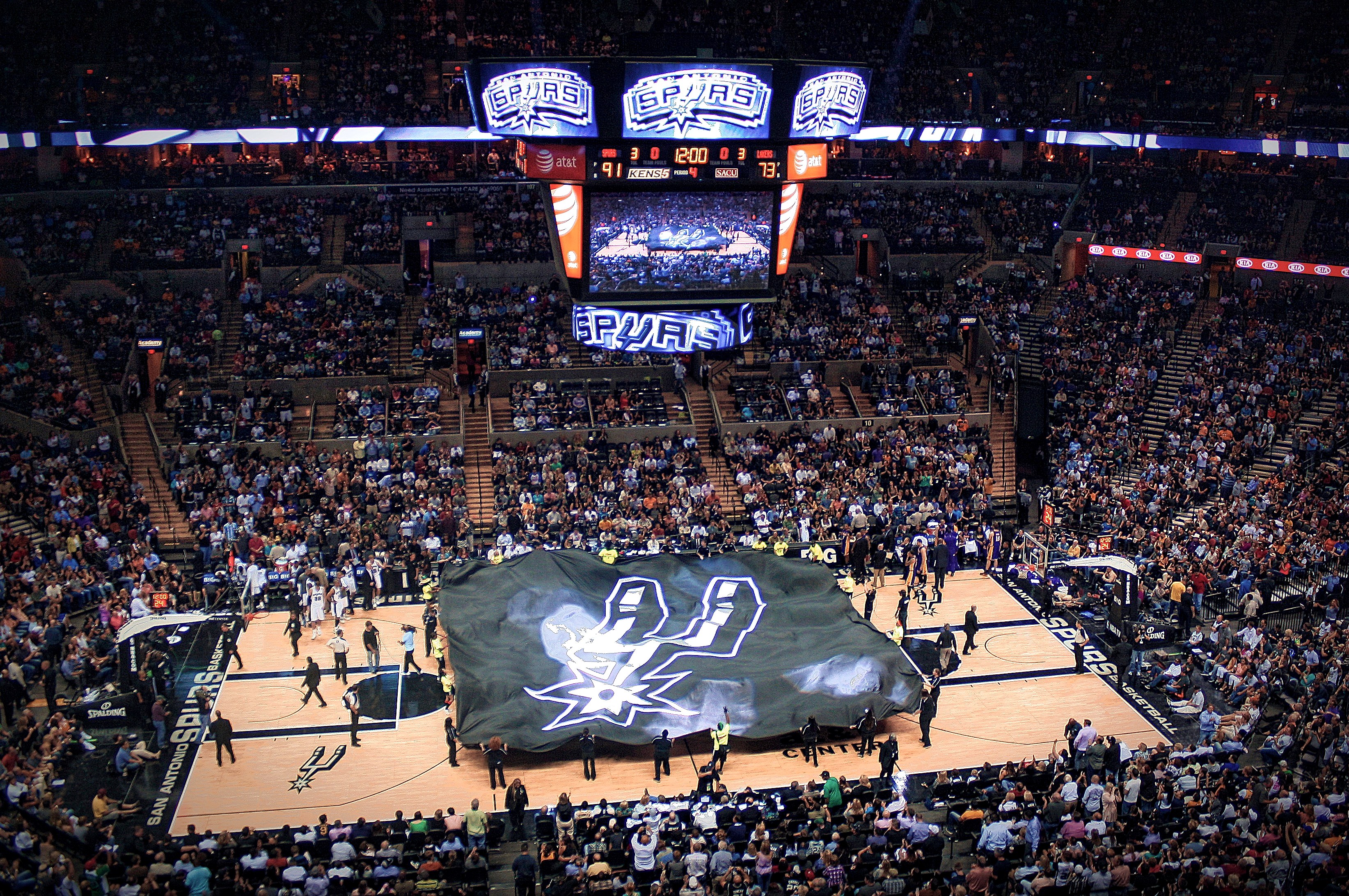 Editorial tile: San Antonio Spurs, five championships, Texas lone star