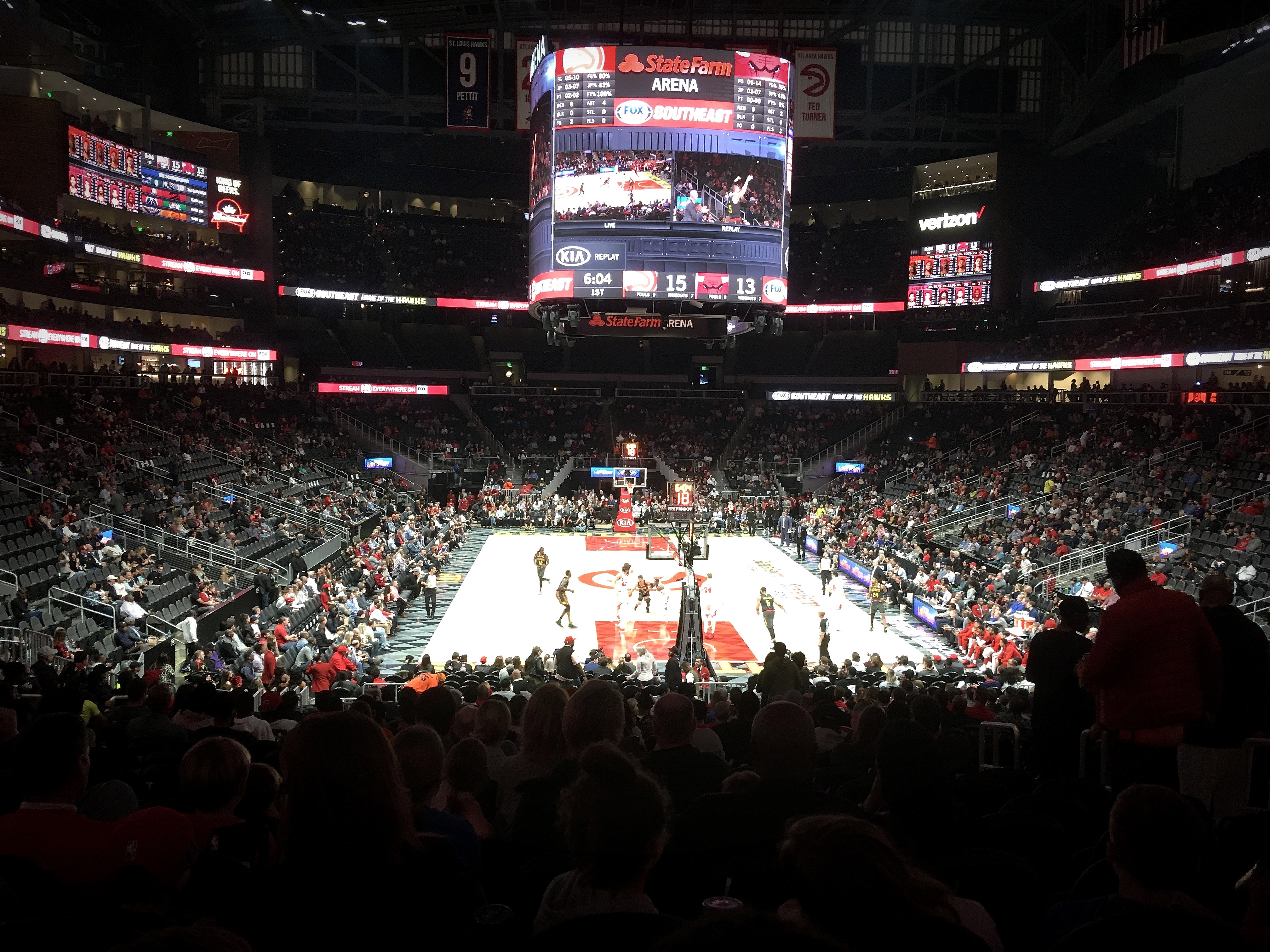 State Farm Arena in downtown Atlanta
