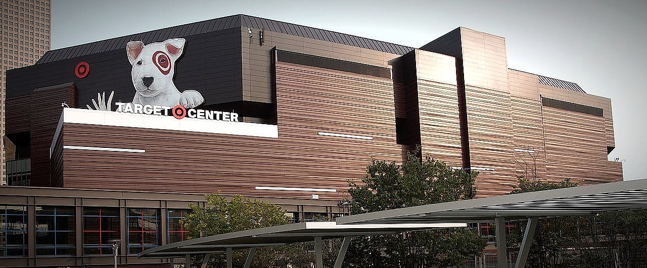 Target Center in Minneapolis, home of the Minnesota Timberwolves